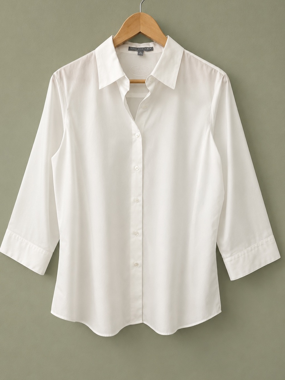 Foxcroft classic 3/4 sleeve button-front Shirt